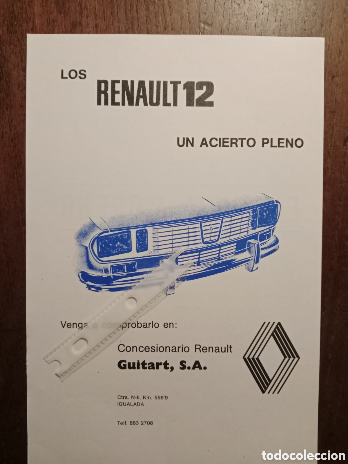 Otros Art&iacute;culos de Coleccionismo en Papel: Publicidad autom&oacute;vil Renault 12 de 1975