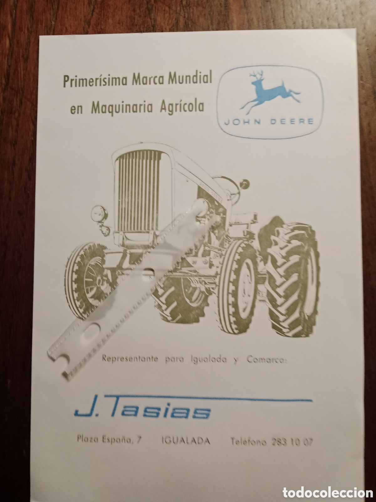 Outros artigos de papel: Publicidad tractor John Deere de 1967