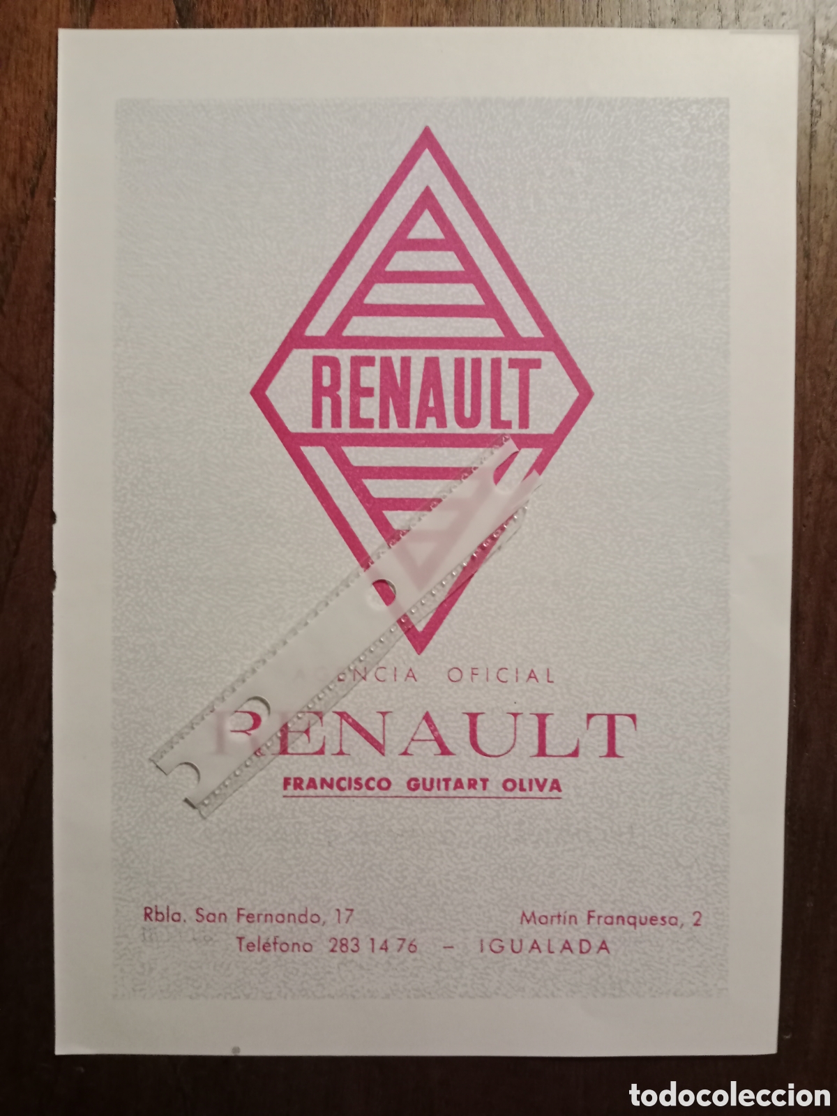 Otros Art&iacute;culos de Coleccionismo en Papel: Publicidad autom&oacute;vil Renault de 1965