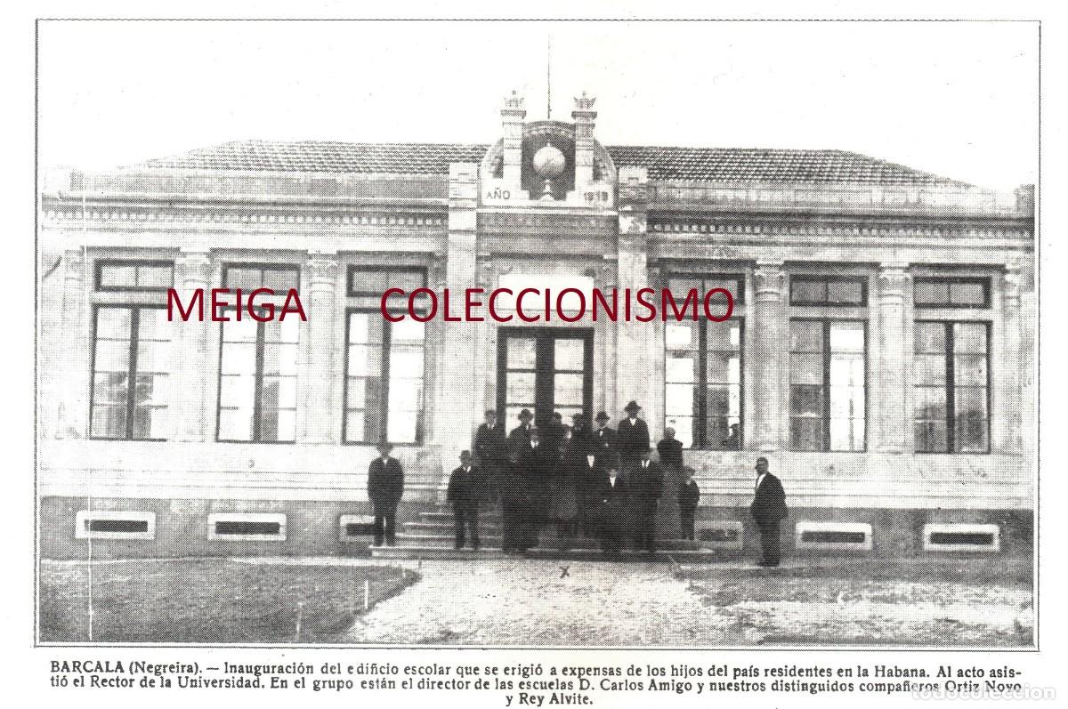 Collectionnisme Papier divers: �Q569 - [A&Ntilde;O 1921]. NEGREIRA. BARCALA. INAUGURACION DE ESCUELA. CORU&Ntilde;A. GALICIA. [LEER DESCRIPCION].