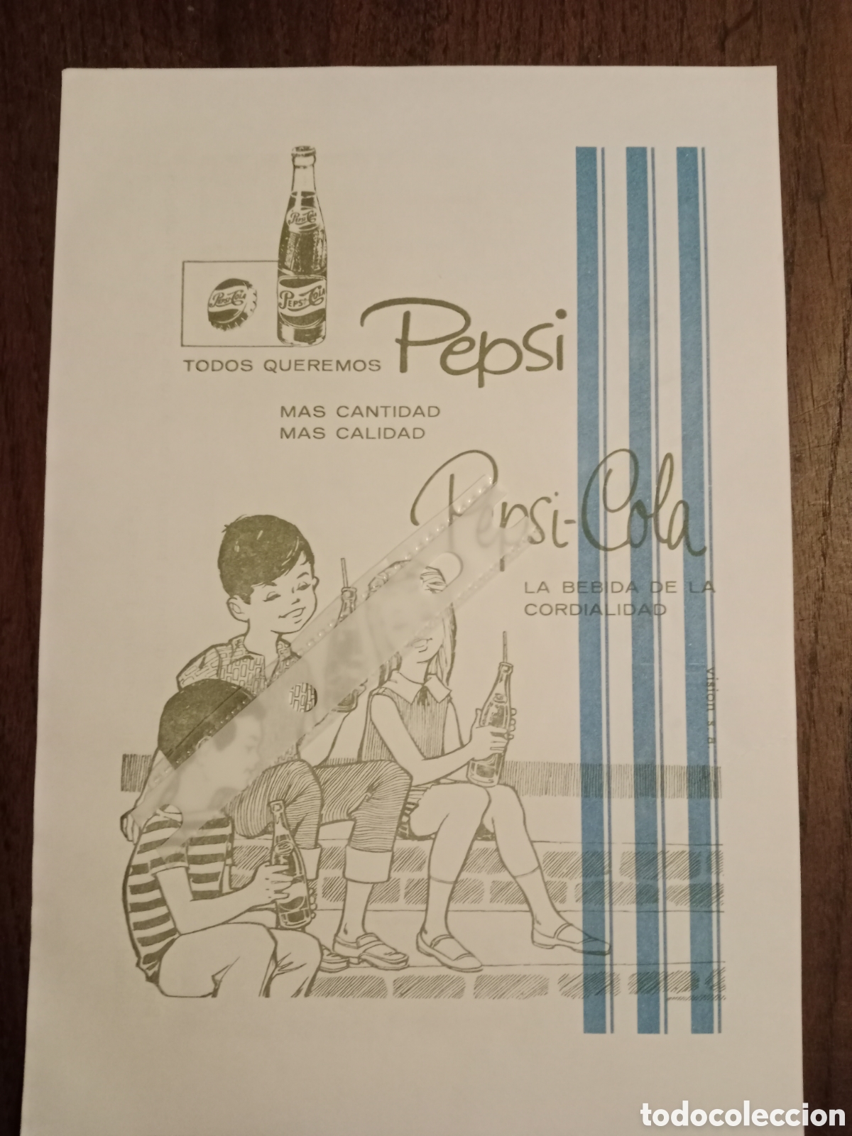 Paper Collecting Others: Publicidad bebida Pepsi cola de 1967