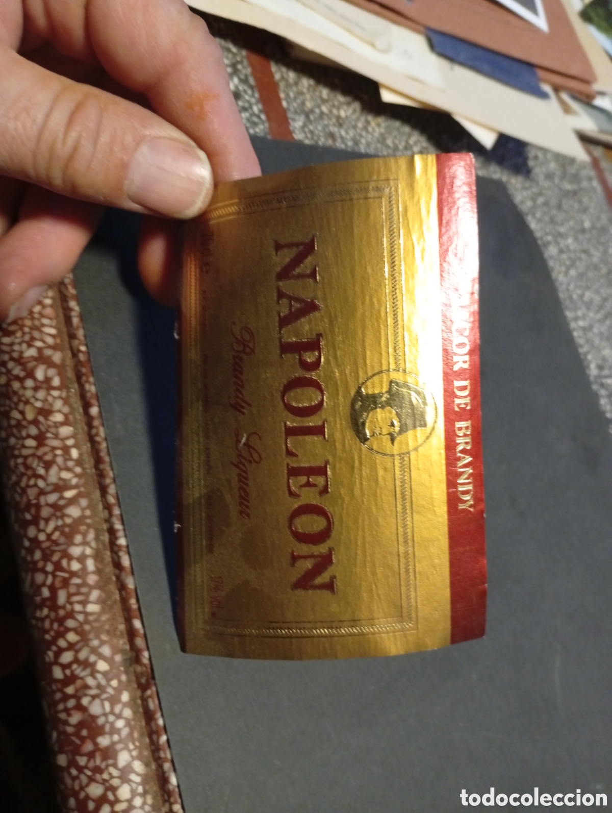 Otros Art&iacute;culos de Coleccionismo en Papel: Etiqueta brandy Napole&oacute;n
