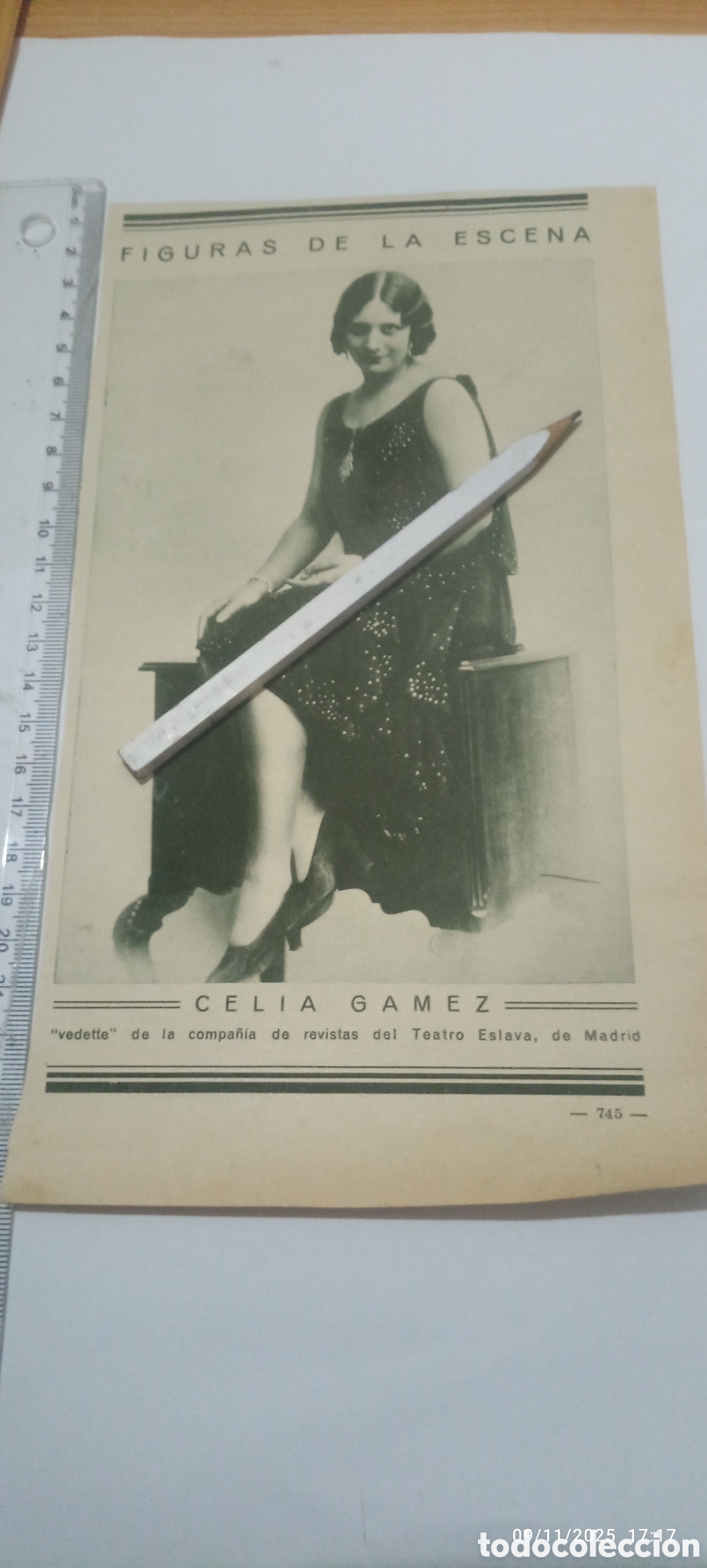 Paper Collecting Others: RECORTE DE CECILIA GAMEZ A&Ntilde;O 1930 LECTURA