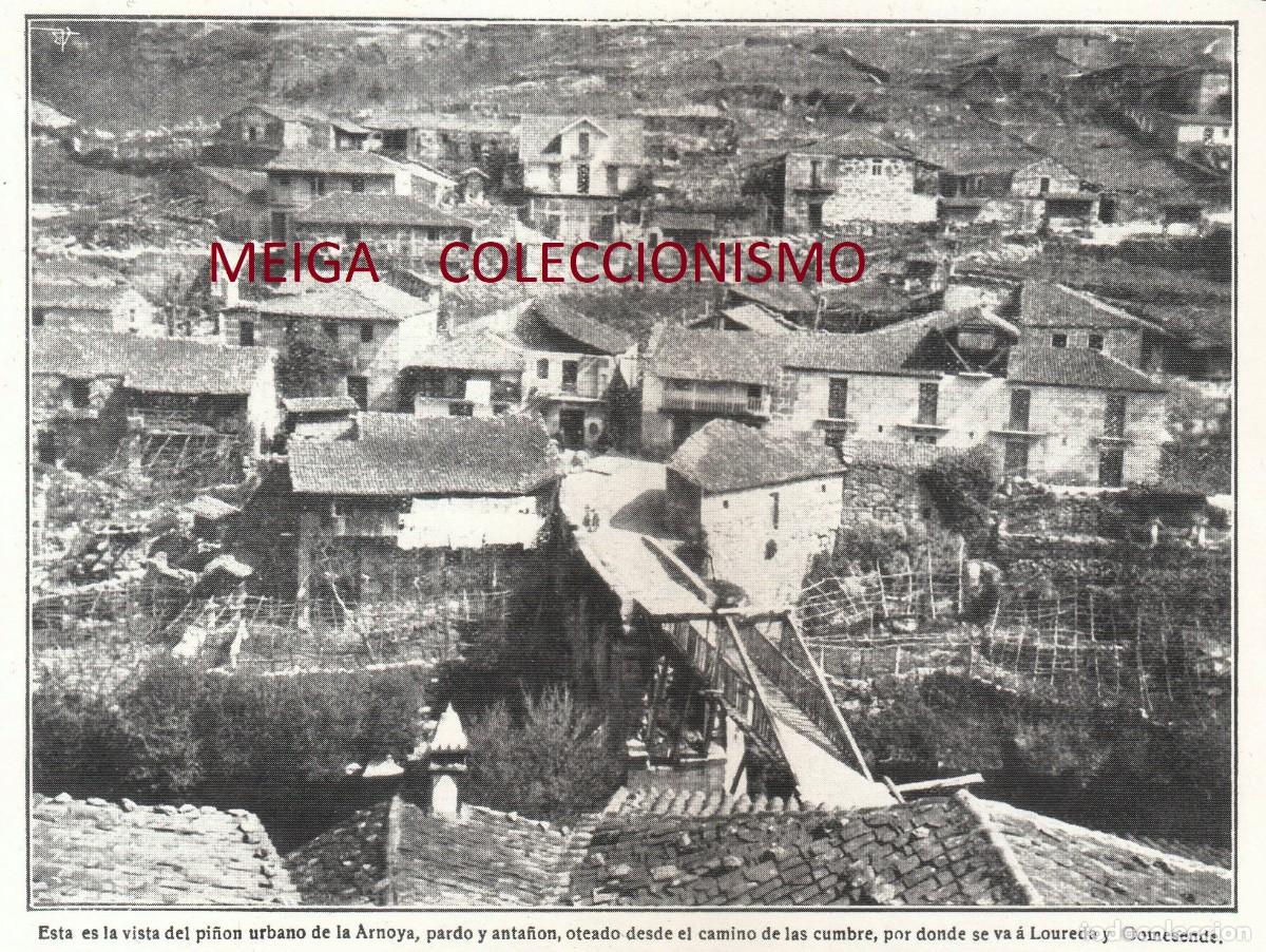 Collectionnisme Papier divers: �Q545 - [A&Ntilde;O 1921]. ARNOYA. LA VILLA. MOLINO. PLAZA. ORENSE. GALICIA. [LEER DESCRIPCION].