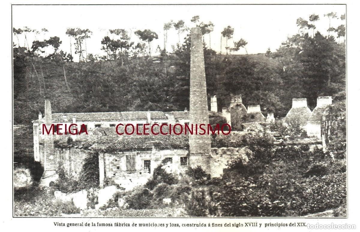 Collectionnisme Papier divers: �Q526 - [A&Ntilde;O 1923]. SARGADELOS. REAL FABRICA DE CERAMICA Y LA CASA DE SUS DUE&Ntilde;OS. [LEER DESCRIPCION]