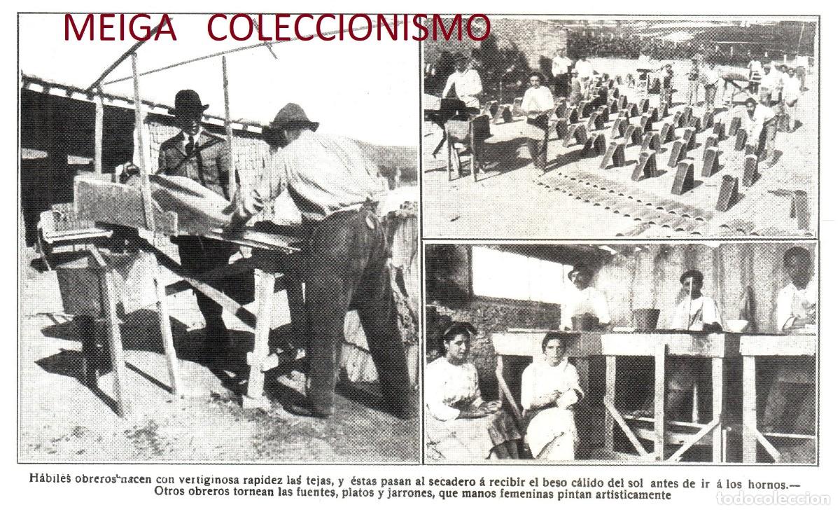 Altri oggetti di carta: �Q548 - [A&Ntilde;O 1920]. SARGADELOS. FABRICACION DE TEJAS. CERAMICA. GALICIA. [LEER DESCRIPCION]
