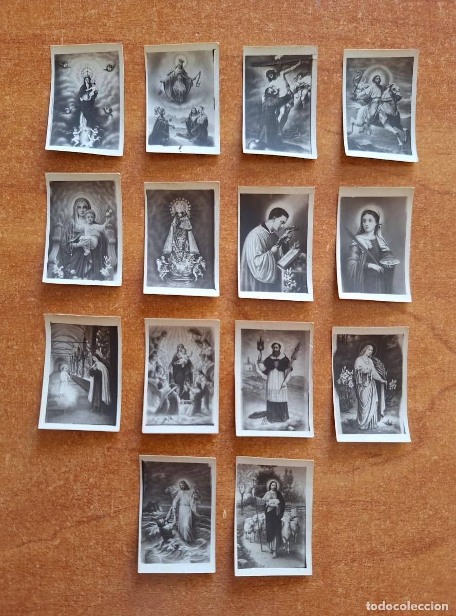 Otros Art&iacute;culos de Coleccionismo en Papel: 14 IM&Aacute;GENES ANTIGUAS DE CAR&Aacute;CTER RELIGIOSO EN S0P0RTE PAPEL