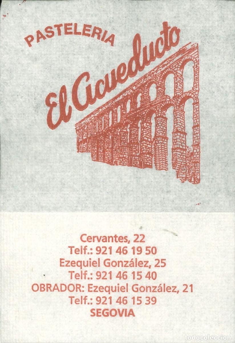 Otros Art&iacute;culos de Coleccionismo en Papel: SERVILLETA PAPEL - PASTELERIA EL ACUEDUCTO (SEGOVIA)