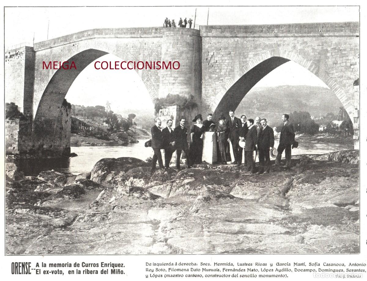 Sammelleidenschaft Andere Papierartikel: �Q595 - [A&Ntilde;O 1913]. RIBERA DEL MI&Ntilde;O. EN MORIA DE CURROS ENRIQUEZ. GALICIA. [LEER DESCRIPCION]