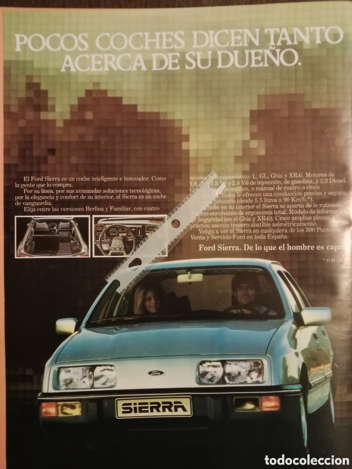 Paper Collecting Others: Publicidad autom&oacute;vil Ford sierra de 1984