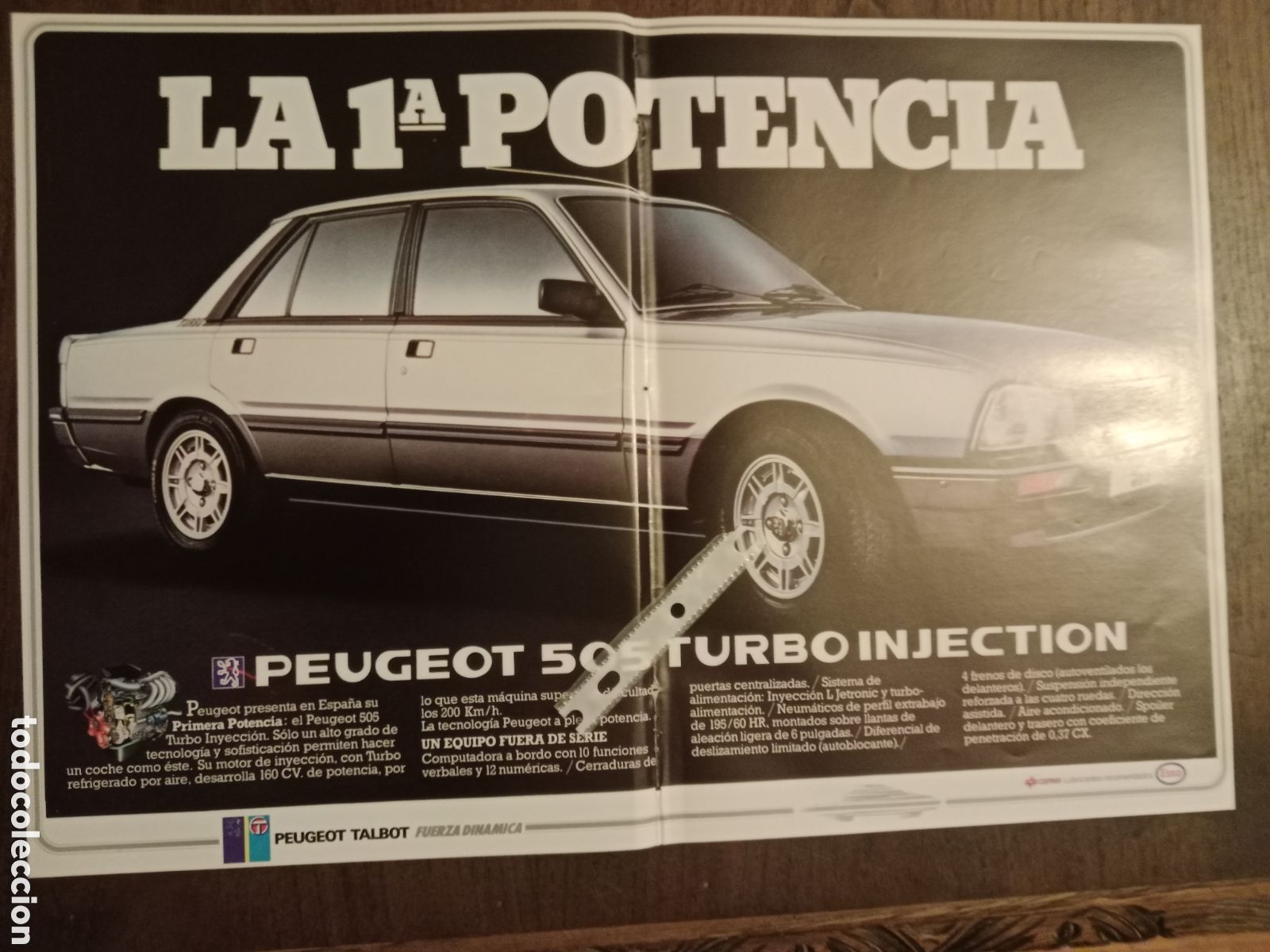 Paper Collecting Others: Publicidad autom&oacute;vil Peugeot 505 de 1984