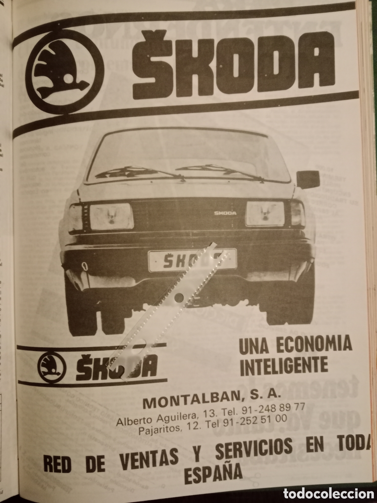 Paper Collecting Others: Publicidad autom&oacute;vil Skoda de 1984