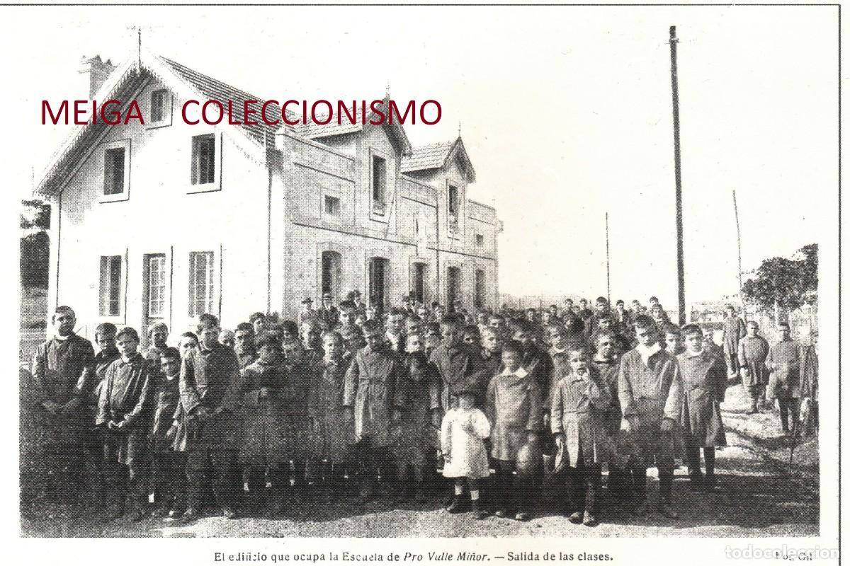Outros artigos de papel: �Q616 - [A&Ntilde;O 1909]. VALLE MI&Ntilde;OR. ESCUELA. PONTEVEDRA. GALICIA. [LEER DESCRIPCION].