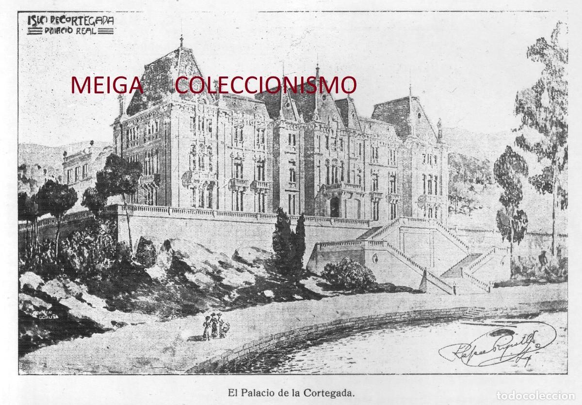 Outros artigos de papel: �Q625 - [A&Ntilde;O 1909]. CORTEGADA. PALACIO. ORENSE. GALICIA. [LEER DESCRIPCION].