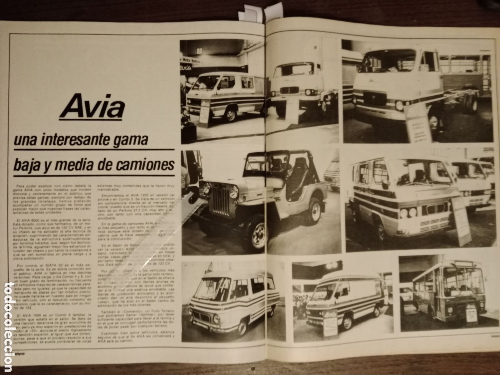 Paper Collecting Others: Reportaje autom&oacute;vil cami&oacute;n furgoneta Avia de 1979