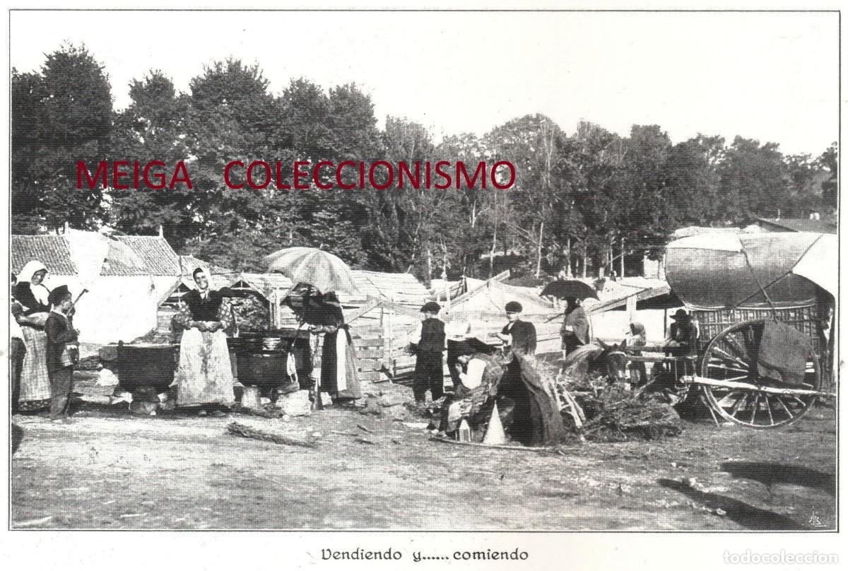 Outros artigos de papel: �Q646 - [A&Ntilde;O 1914]. PULPEIRAS DA FEIRA. ETNOGRAFIA. GALICIA. [LEER DESCRIPCION].