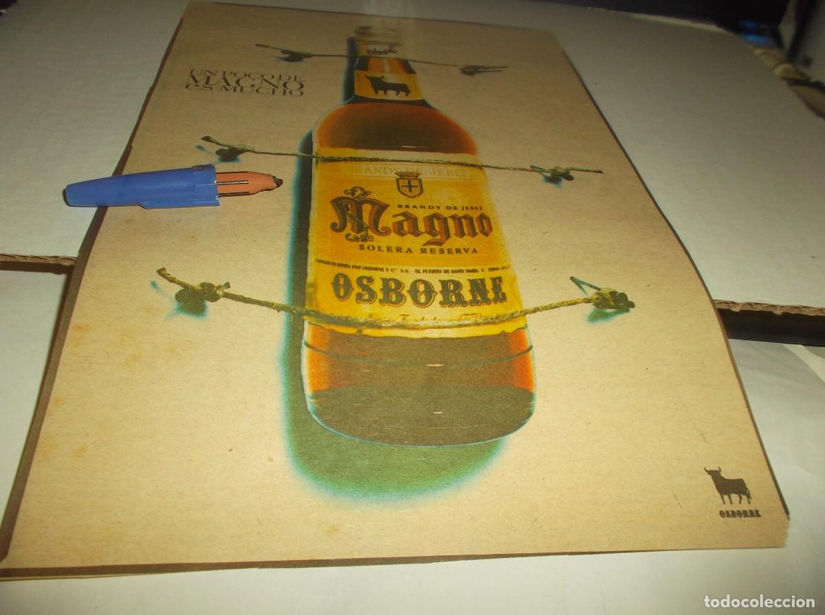 Otros Art&iacute;culos de Coleccionismo en Papel: RECORTE PUBLICIDAD A&Ntilde;O 1991.- BRANDY--CO&Ntilde;AC MAGNO SOLERA RESERVA - OSBORNE -JEREZ
