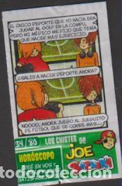 Otros Art&iacute;culos de Coleccionismo en Papel: cromo CHICLE BAZOOKA Los chistes de Joe Bazooka con horoscopo 34 / 80 tutti frutti SOY.YO
