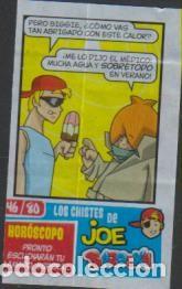 Otros Art&iacute;culos de Coleccionismo en Papel: cromo CHICLE BAZOOKA Los chistes de Joe Bazooka con horoscopo 46 / 80 tutti frutti SOY.YO