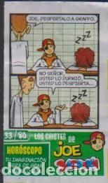 Otros Art&iacute;culos de Coleccionismo en Papel: cromo CHICLE BAZOOKA Los chistes de Joe Bazooka con horoscopo 33 / 80 menta SOY.YO