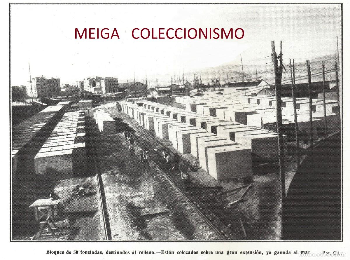 Collectionnisme Papier divers: �Q674 - [A&Ntilde;O 1912]. VIGO. OBRAS DEL PUERTO. CANTERAS DE SAN ADRIAN. GALICIA. [LEER DESCRIPCION].