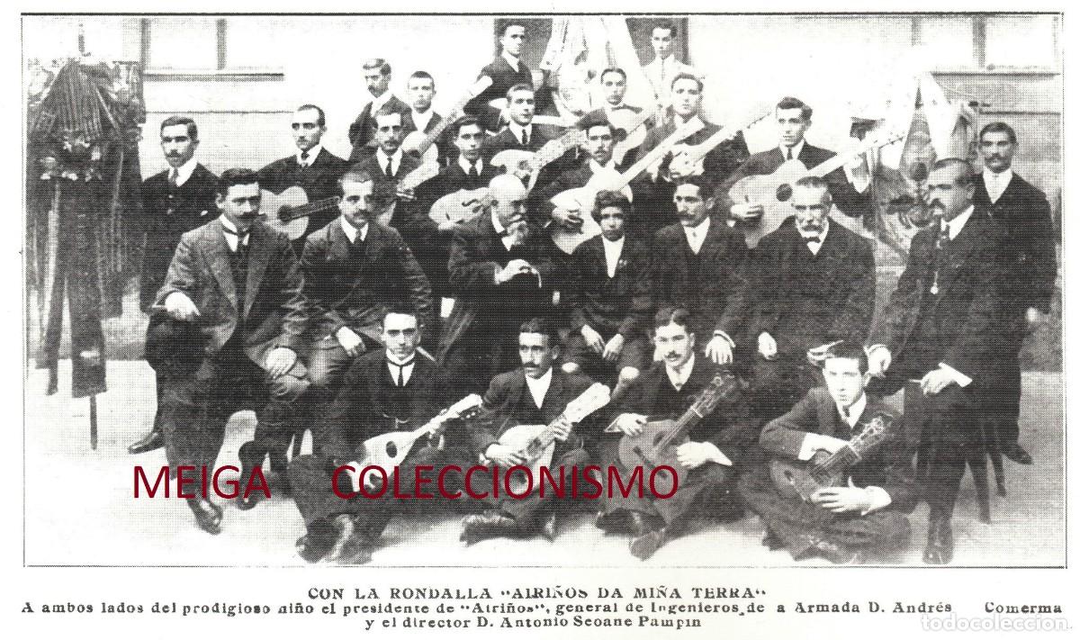 Collectionnisme Papier divers: �Q682 - [A&Ntilde;O 1911]. PEPITO ARRIOLA. PIANISTA. EN FERROL. GALICIA. [LEER DESCRIPCION].