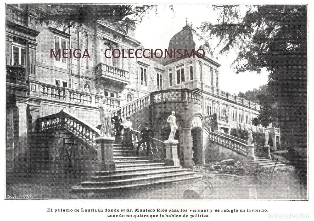 Collectionnisme Papier divers: �Q686 - [A&Ntilde;O 1911]. PALACIO DE LOURIZAN. PONTEVEDRA. GALICIA. [LEER DESCRIPCION].