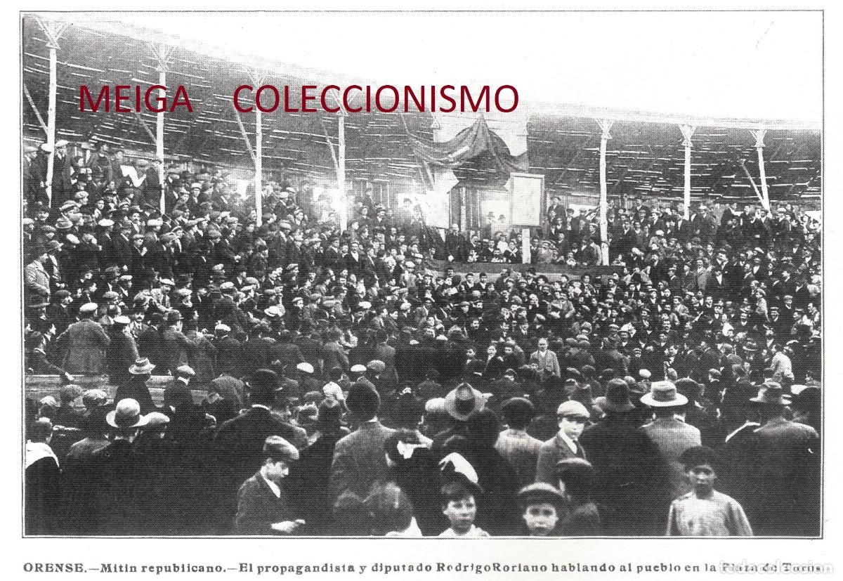 Collectionnisme Papier divers: �Q690 - [A&Ntilde;O 1911]. ORENSE. PLAZA DE TOROS. MITIN REPUBLICANO. GALICIA. [LEER DESCRIPCION].