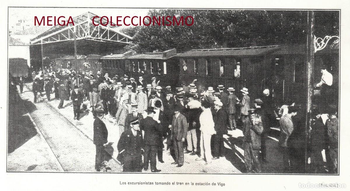 Otros Art&iacute;culos de Coleccionismo en Papel: �Q702 - [A&Ntilde;O 1910]. FERROCARRIL. LINEA VIGO SANTAIGO. ESTACION DE VIGO. GALICIA. [LEER DESCRIPCION].