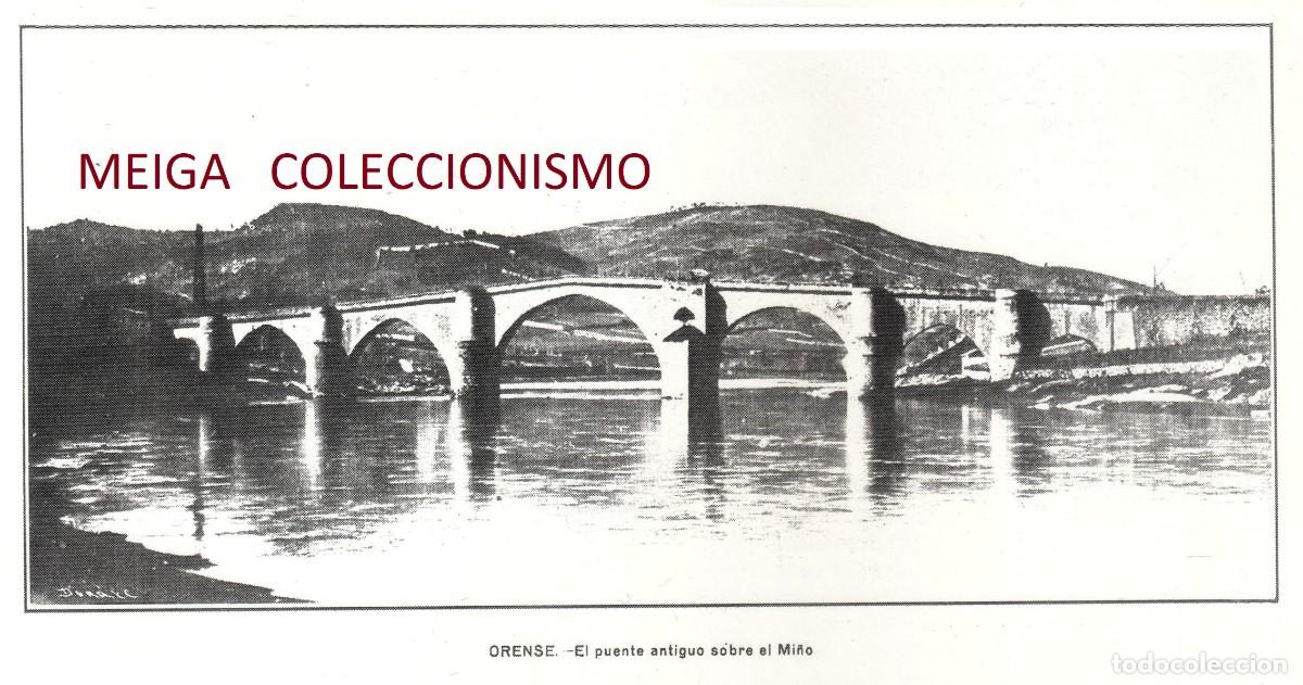 Collectionnisme Papier divers: �Q705 - [A&Ntilde;O 1910]. GALICIA. NUEVO PUENTE SOBRE EL MI&Ntilde;O. [LEER DESCRIPCION].