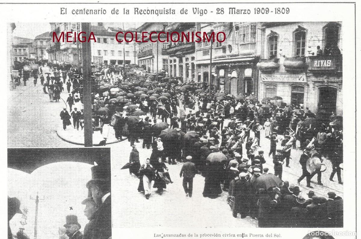 Collectionnisme Papier divers: �Q712 - [A&Ntilde;O 1909]. VIGO. CENTENARIO DE LA RECONQUISTA. GALICIA. [LEER DESCRIPCION].