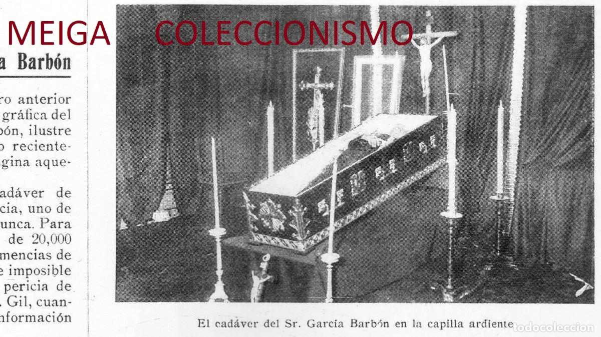 Sammelleidenschaft Andere Papierartikel: �Q714 - [A&Ntilde;O 1909]. MUERTE DE JOSE GARCIA BARBON. GALICIA. [LEER DESCRIPCION].