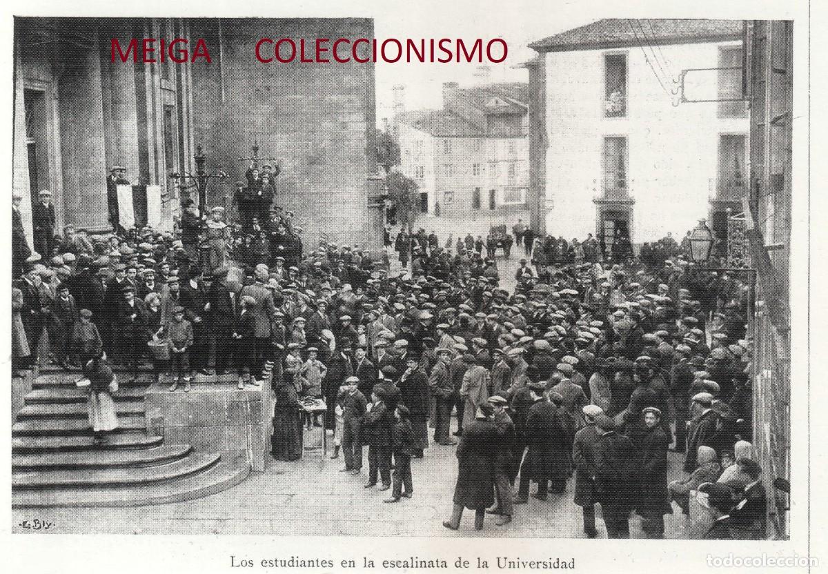 Sammelleidenschaft Andere Papierartikel: �Q716 - [A&Ntilde;O 1909]. SANTIAGO. MANIFESTACIONES POR CLINICAS DE FRONOPATIA. GALICIA. [LEER DESCRIPC.].