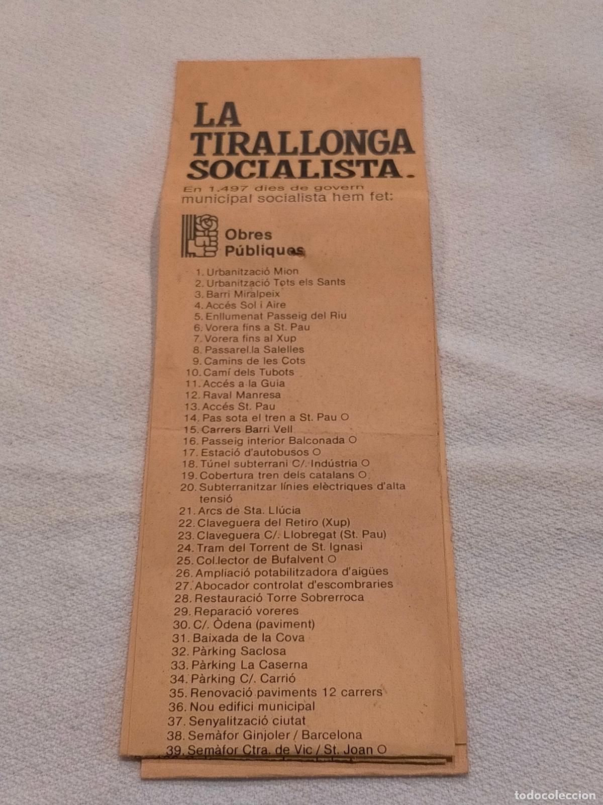 Paper Collecting Others: La tirallonga socialista en 1497 dies de govern municipal socialista hem fet PSC catalunya Manresa