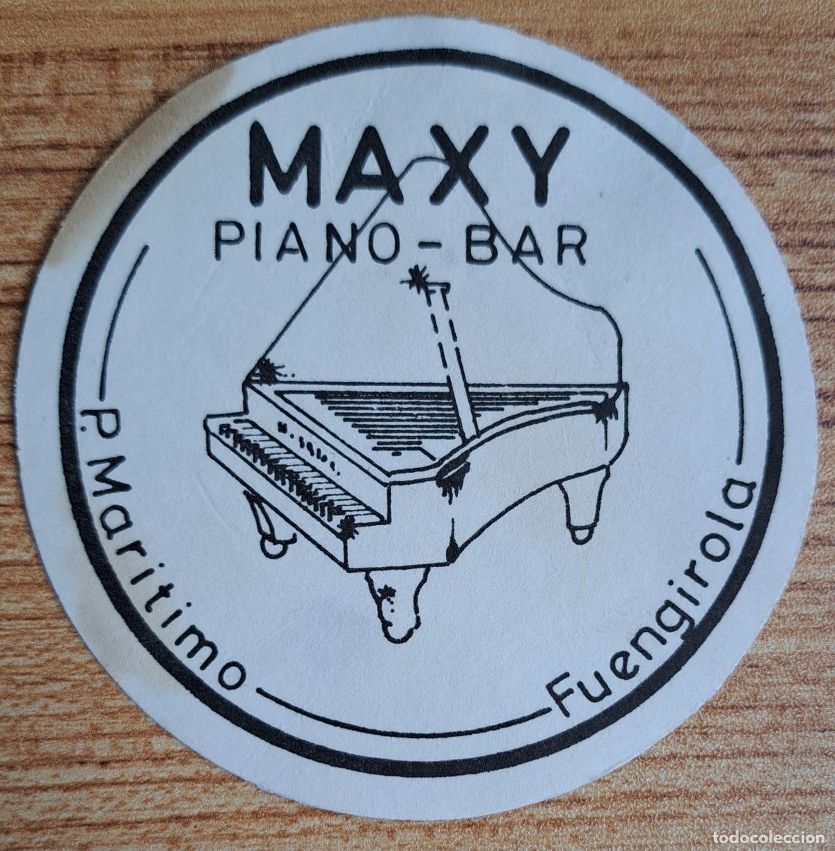 Otros Art&iacute;culos de Coleccionismo en Papel: Posavasos Maxy Piano Bar - Fuengirola (M&aacute;laga)