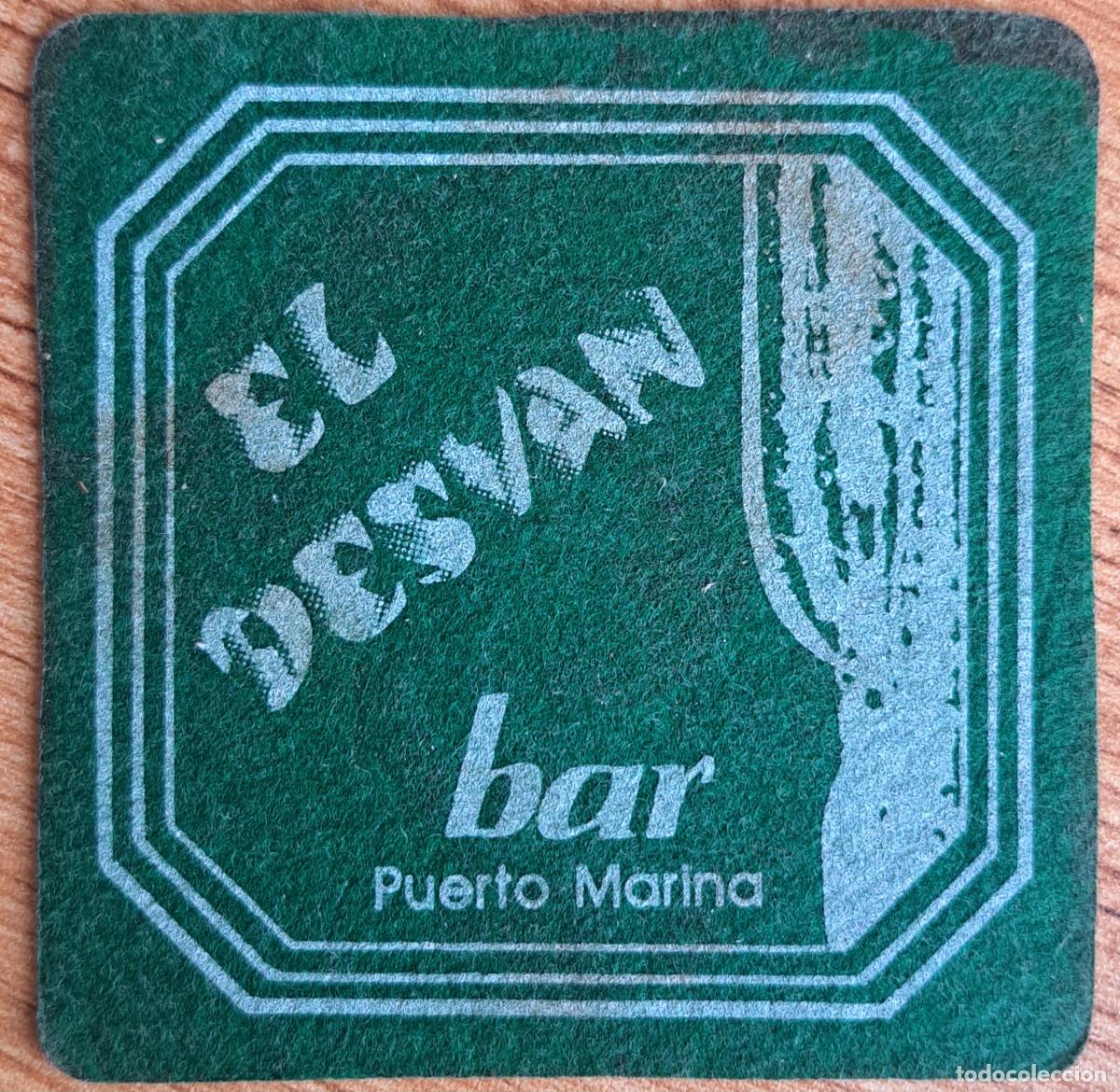 Otros Art&iacute;culos de Coleccionismo en Papel: Posavasos Bar El Desv&aacute;n - Puerto Marina - Benalm&aacute;dena (M&aacute;laga)
