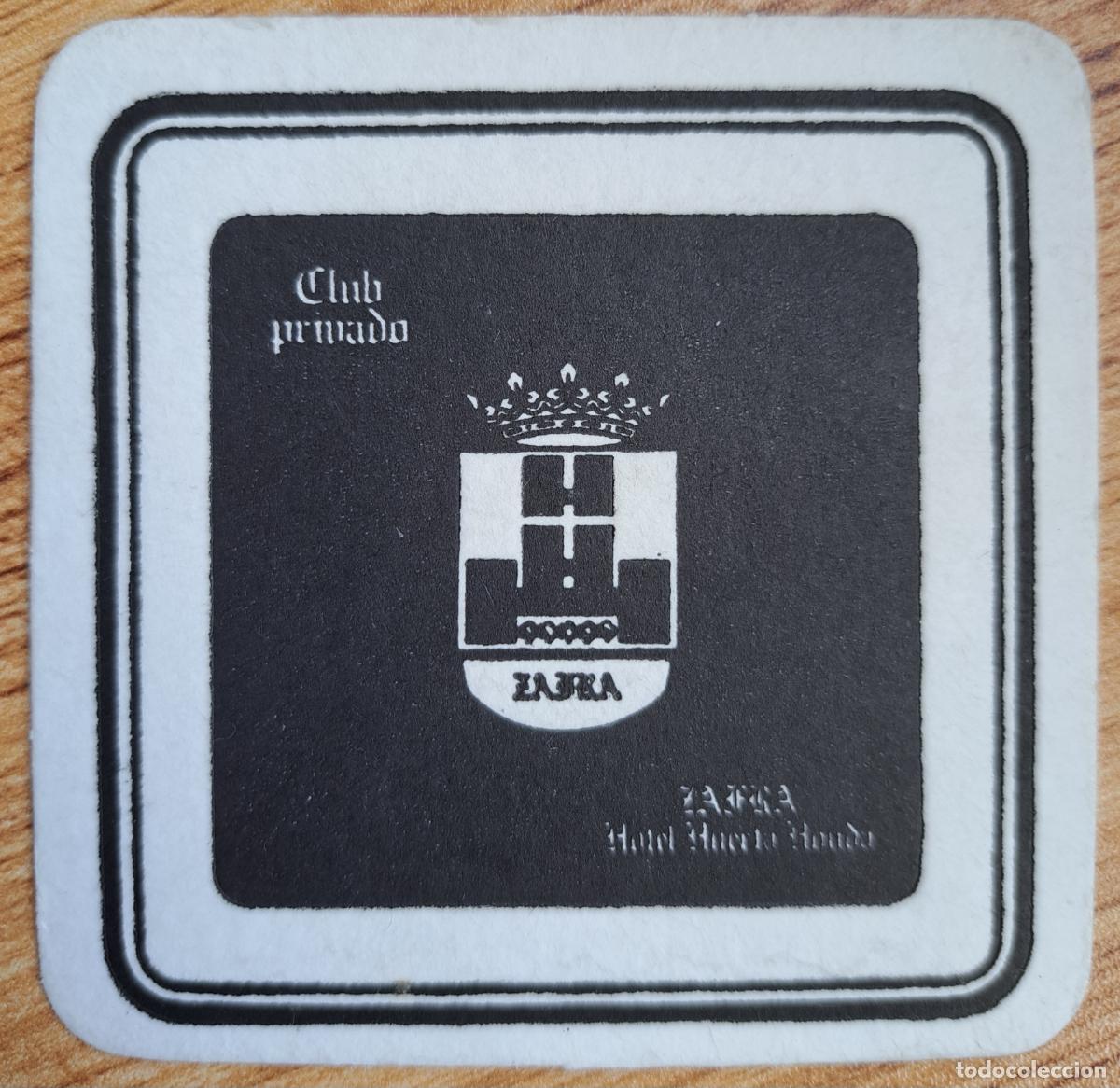 Otros Art&iacute;culos de Coleccionismo en Papel: Posavasos Club Privado Hotel Huerta Honda - Zafra (Badajoz)