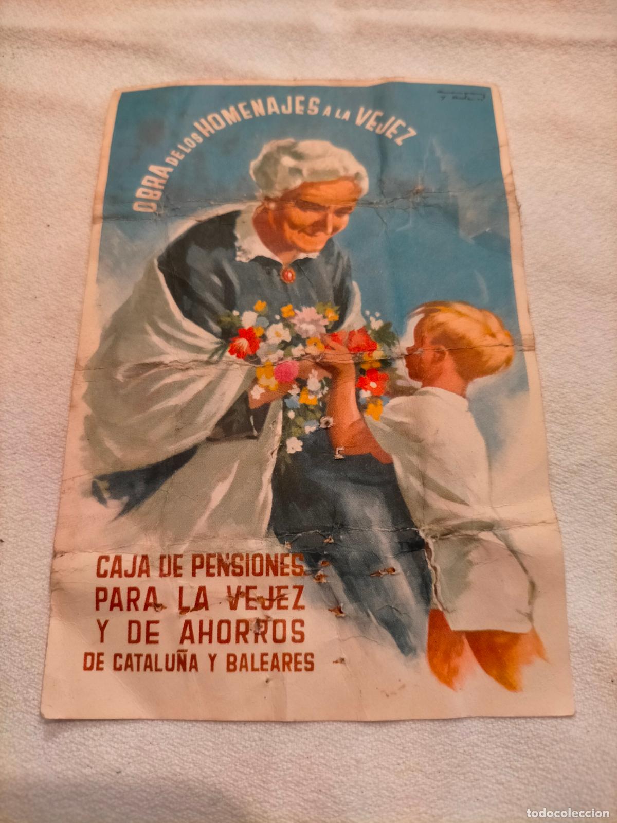 Altri oggetti di carta: Obra de los homenajes a la vejez caja de pensiones para la vejez y de ahorros Catalu&ntilde;a Baleares