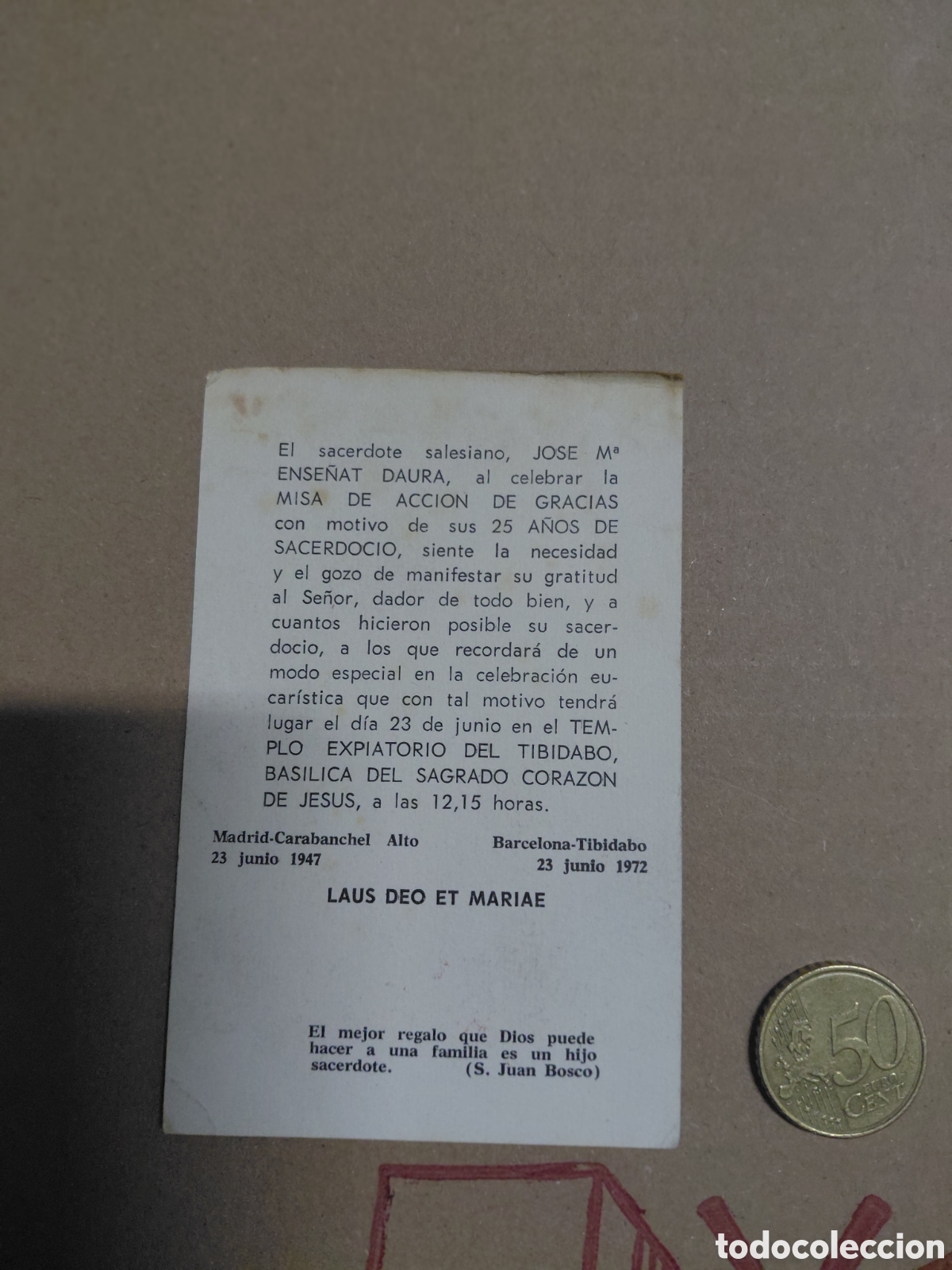 Otros art&iacute;culos de coleccionismo en papel: Estampas recordatorios - Foto 2