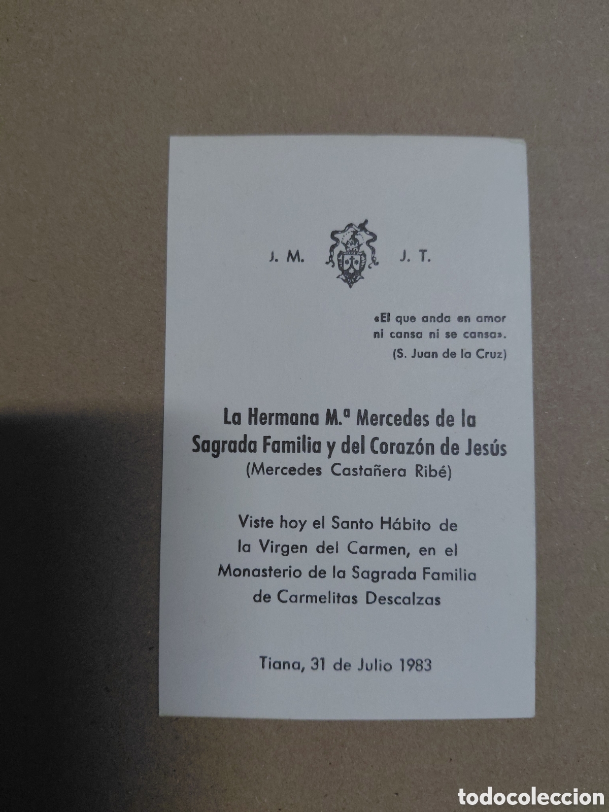 Otros art&iacute;culos de coleccionismo en papel: Estampas recordatorios - Foto 14