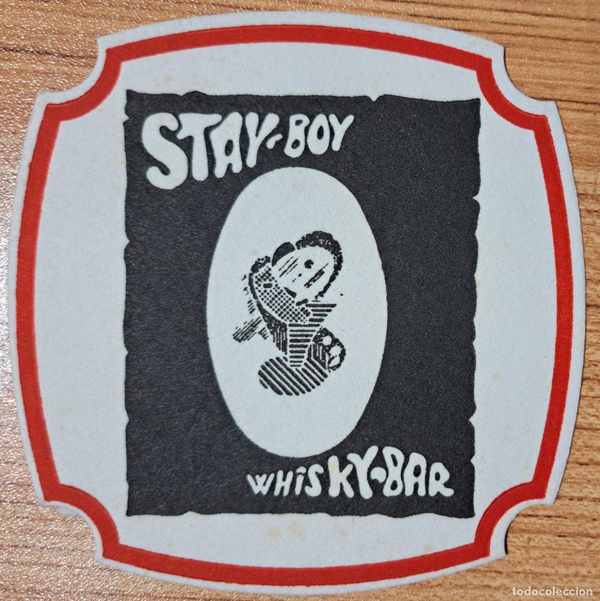 Otros Art&iacute;culos de Coleccionismo en Papel: Posavasos Whisky Bar Stay Boy - Estella / Lizarra (Navarra)