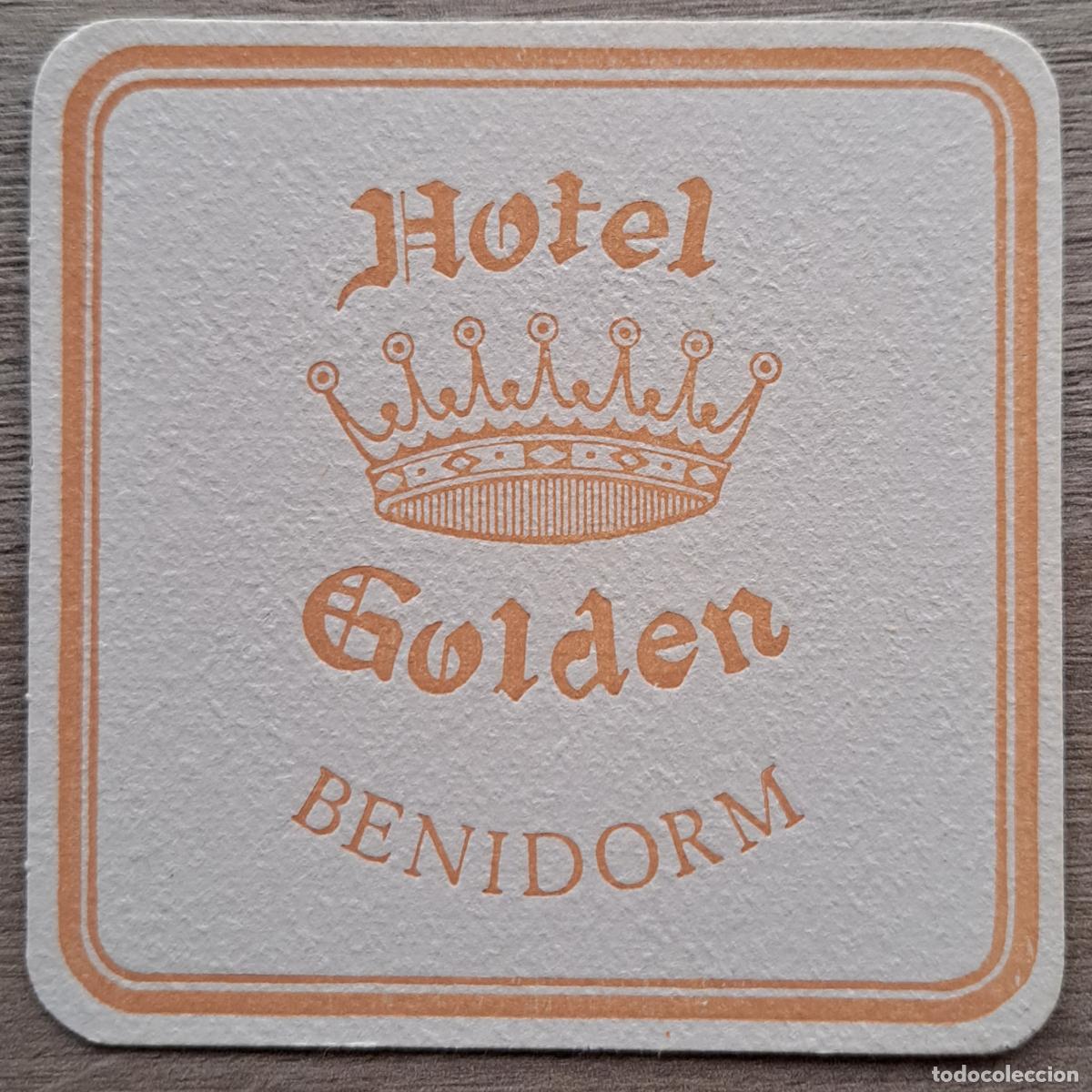 Otros Art&iacute;culos de Coleccionismo en Papel: Posavasos Hotel Golden - Benidorm (Alicante)