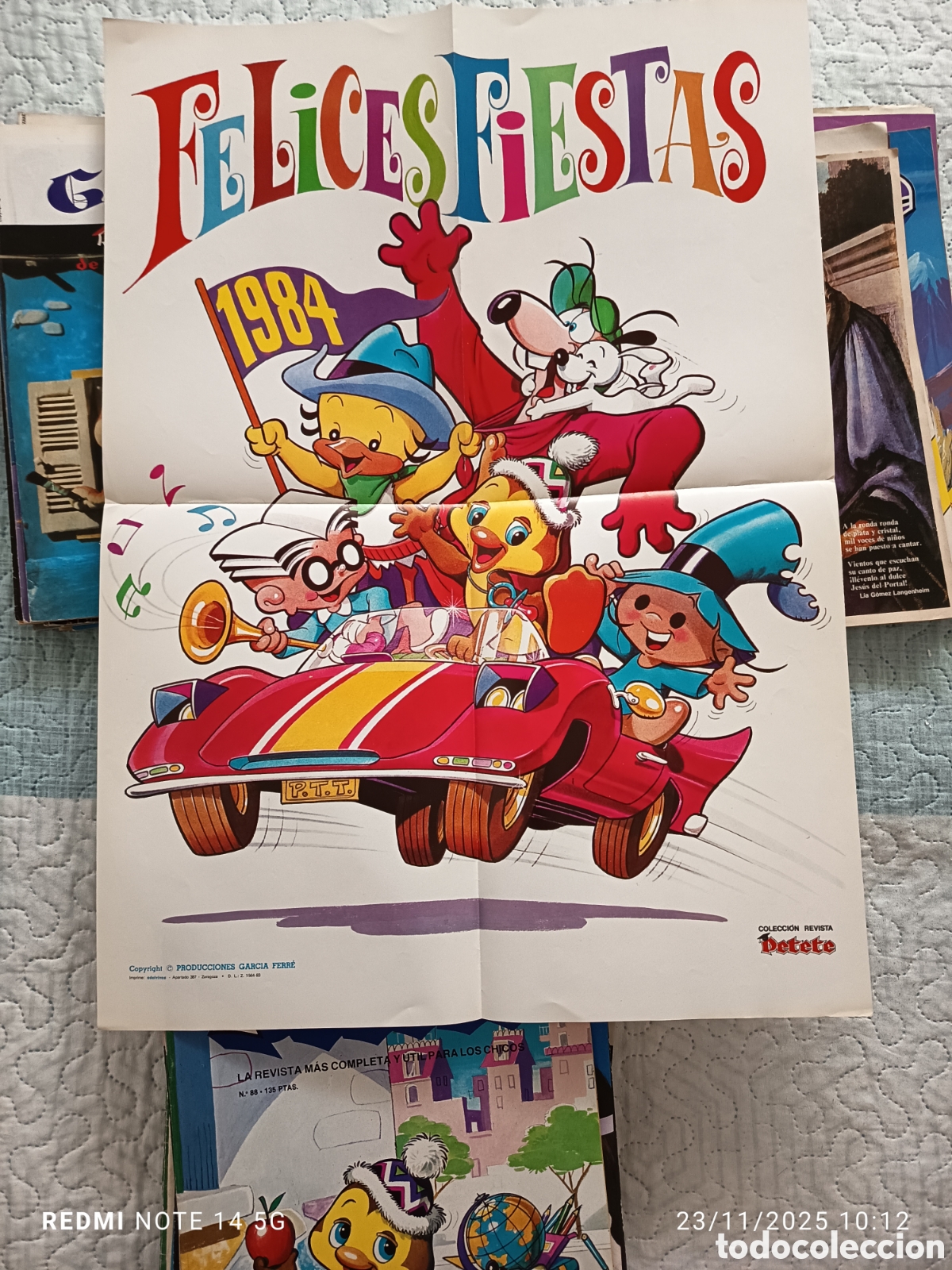 Otros Art&iacute;culos de Coleccionismo en Papel: Poster petete del 1984 ideal coleccionista