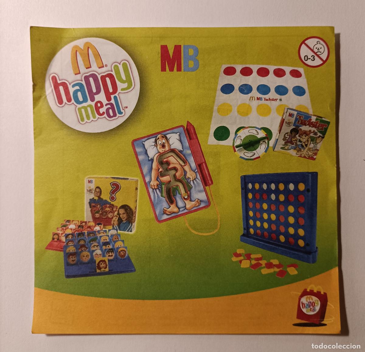 Otros Art&iacute;culos de Coleccionismo en Papel: mb tres en raya hasbro cdonalds mini sanrio happy meal mc donalds promocional checklist papel