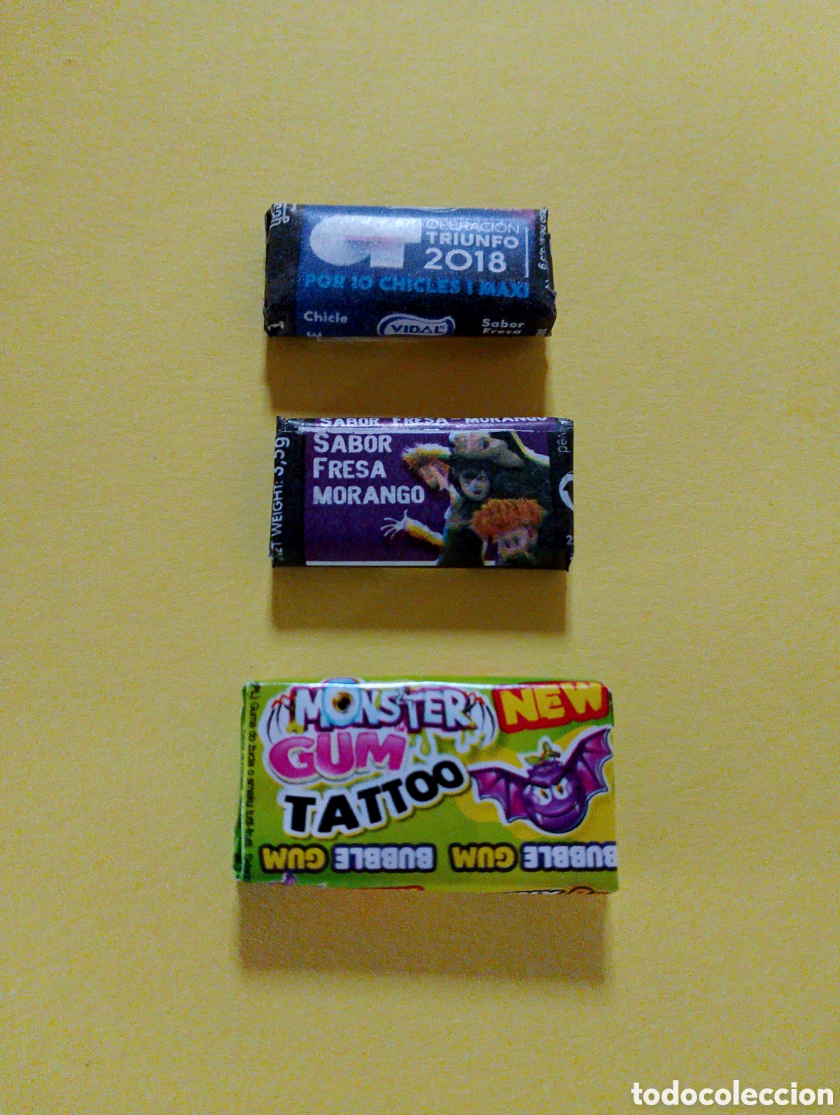 Sammelleidenschaft Andere Papierartikel: Chicles sin abrir , chicles con cromos