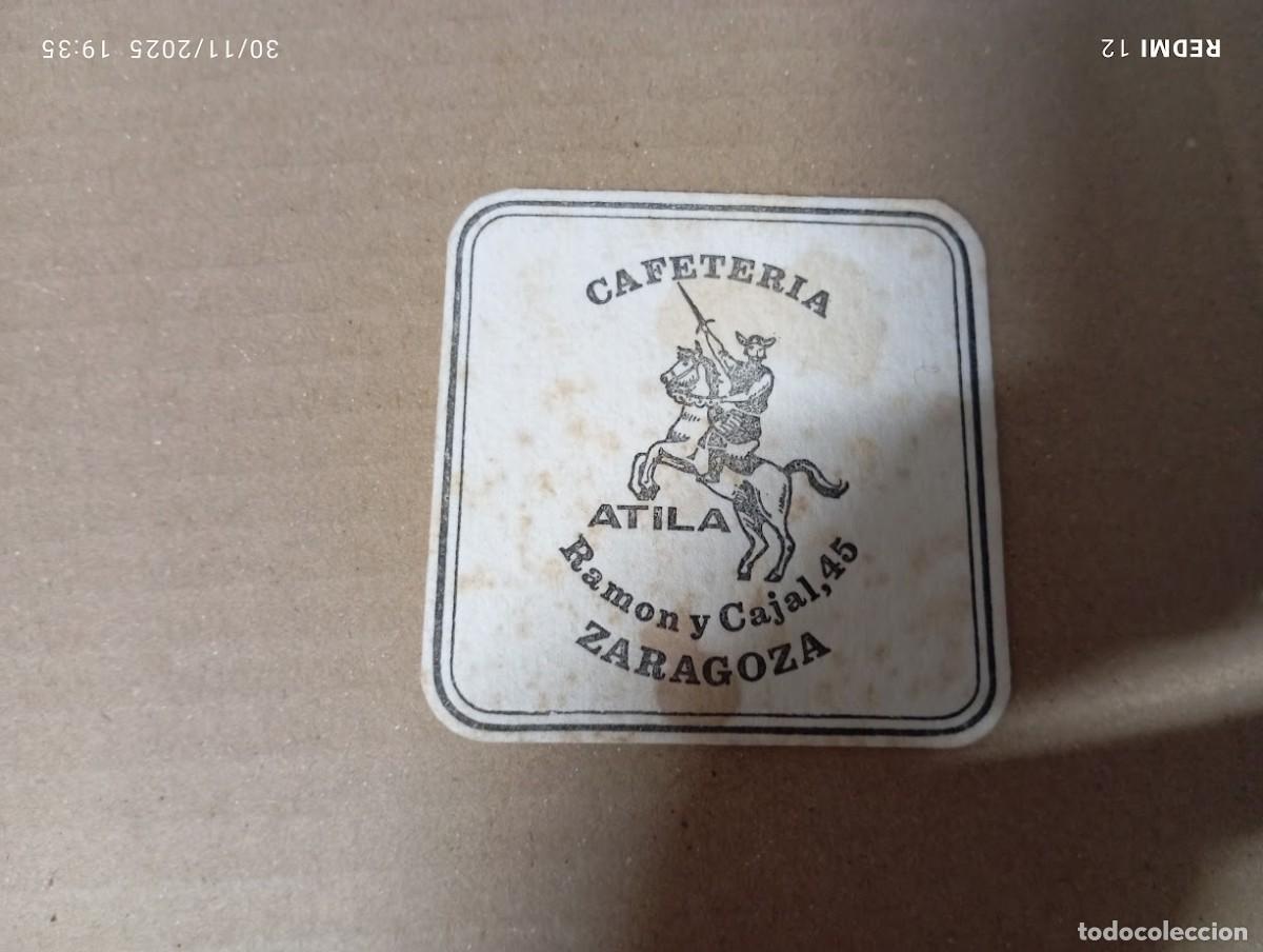 Outros artigos de papel: POSAVASOS CAFETERIA ATILA / ZARAGOZA