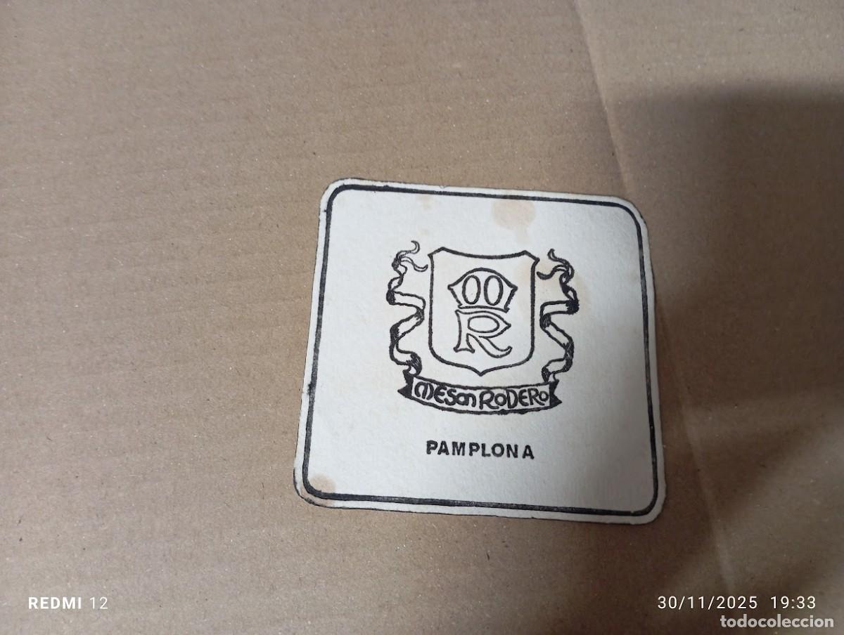Outros artigos de papel: POSAVASOS MESON RODERO / PAMPLONA