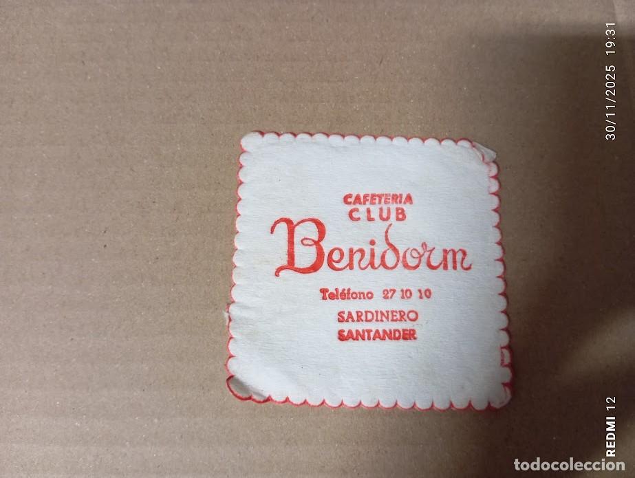 Otros Art&iacute;culos de Coleccionismo en Papel: POSAVASOS CAFETERIA CLUB BENIDORM / SANTANDER