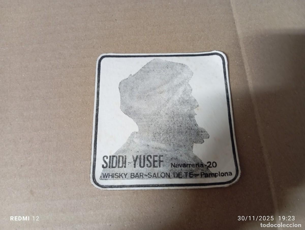 Otros Art&iacute;culos de Coleccionismo en Papel: POSAVASOS WHISKY BAR SIDDI YUSEF / PAMPLONA