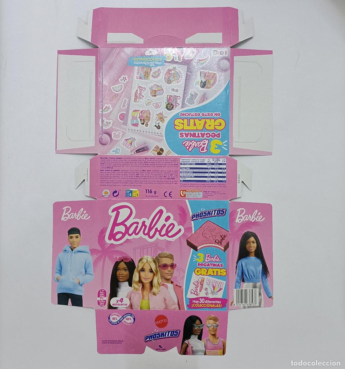Otros Art&iacute;culos de Coleccionismo en Papel: carton empty box phoskitos barbie box mattel 2024 barbi poskitos